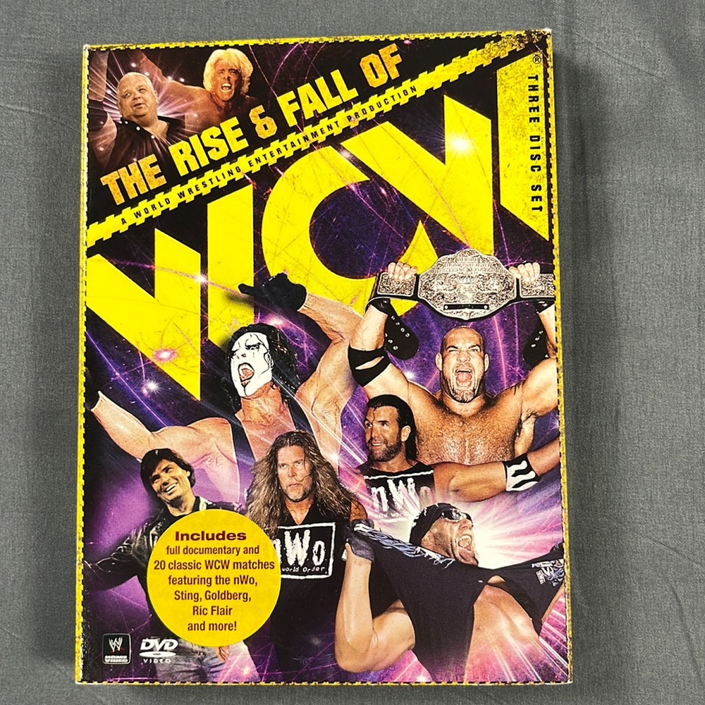 The Rise and Fall of WCW (DVD, 2009, 3-Disc Set)